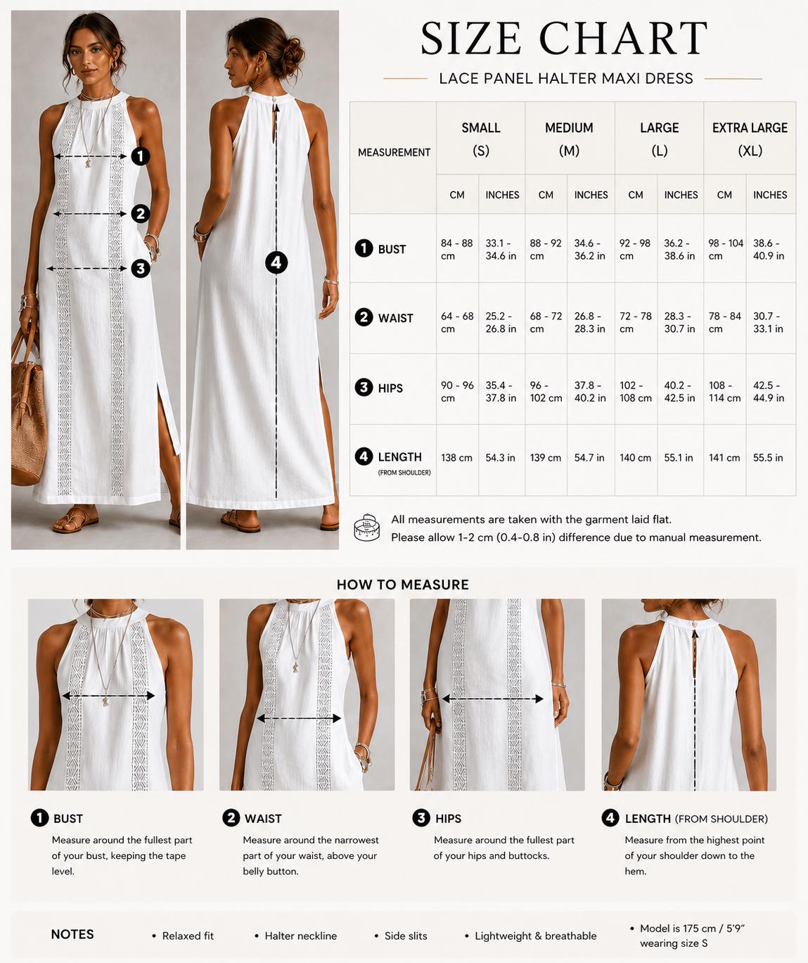 Beige Linen Lace Maxi Dress, Beige Boho Resortwear, Sleeveless Summer Vacation Outfit